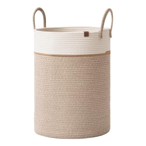 La Jolíe Muse Large Cotton Rope Basket Cover