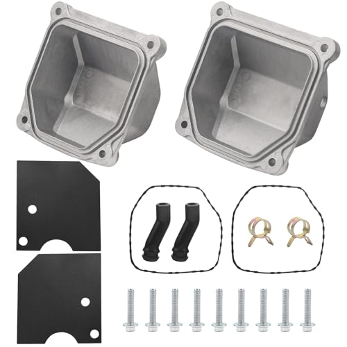 Upgrade Aluminum Alloy 32-096-06-S & 24-755-141-S Valve Cover Kit for Kohler Lawn and Garden Equipment Engine, Replaces 32 096 11-S, 32 096 06-S, 24 755 141-S, 24 755 74-S, 055-606