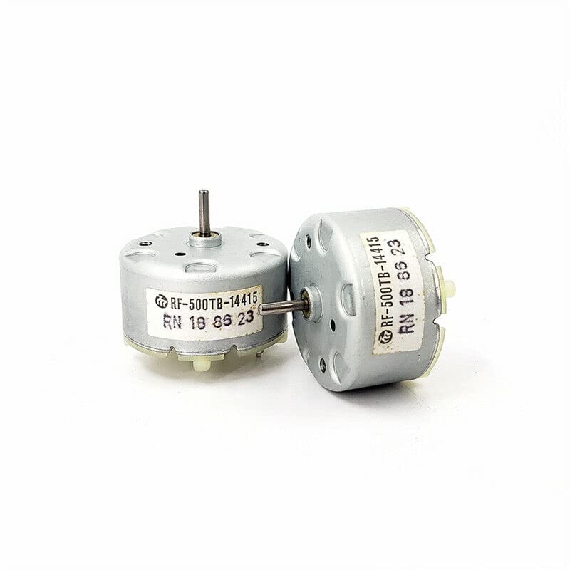 1PC Mabuchi RF-500TB-14415 Motor DC 5V 6V 3700RPM High Speed Round Spindle Electric Motor for VCR CD DVD