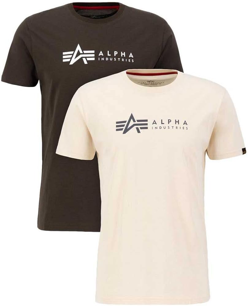ALPHA INDUSTRIES T-shirt Homme - Coupe Regular Logo Poitrine