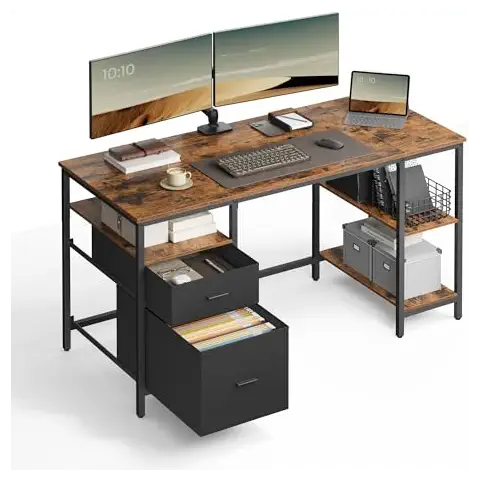 VASAGLE Bureau d’Ordinateur LWD104B01 Cover