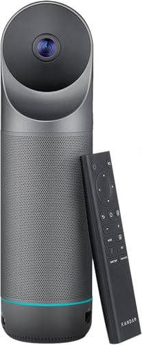 KanDao Meeting Pro 360° Video Conference Room Camera - AI Tracking, Meeting Recording & USB Plug-Play, Portable 8 Mics Array Meeting Camera, Compatible with...