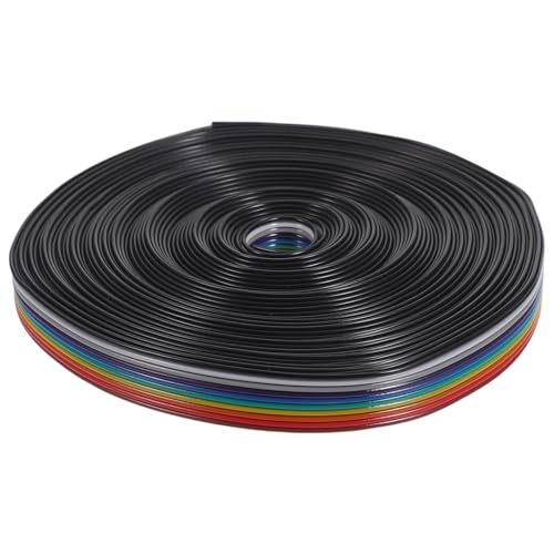 Cable plano IDC 10 pines de 28 AWG con conductor de cobre y paso de 2.54mm