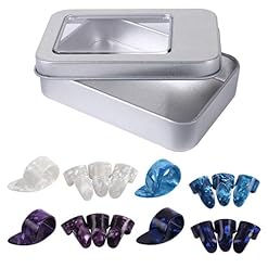 S-TROUBLE 4 pièces/Ensemble en Plastique Guitare Doigt Pics Doigt Pouce Pouce plectres Ongles protecteurs Outil pour… - Les Beatles, Paul McCartney, John Lennon, RIngo Starr, George Harrison S-TROUBLE 4 pièces/Ensemble en Plastique Guitare Doigt Pics Doigt Pouce Pouce plectres Ongles protecteurs Outil pour… – Image 2