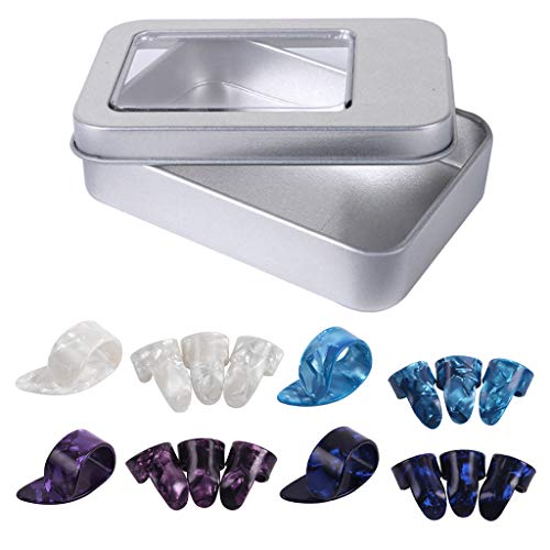 S-TROUBLE 4 pièces/Ensemble en Plastique Guitare Doigt Pics Doigt Pouce Pouce plectres Ongles protecteurs Outil pour… - Les Beatles, Paul McCartney, John Lennon, RIngo Starr, George Harrison S-TROUBLE 4 pièces/Ensemble en Plastique Guitare Doigt Pics Doigt Pouce Pouce plectres Ongles protecteurs Outil pour… – Image 3