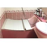 Regulowana wodoodporna taca łazienkowa z PCW (75 x 160 cm) pyłoszczelna i idealna do relaksu Spa Experience Essential Bathtub Accesso dla najwyższego komfortu