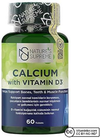 Nature's Supreme Calcium with Vitamin D3 60 Tablet