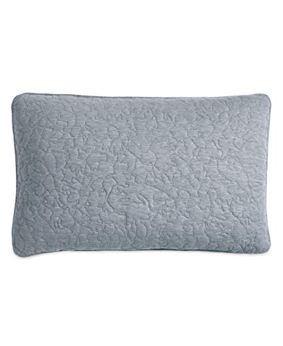 DKNY Bedding Speckled Jersey Pillow Sham, 20 x 30, Standard, Grey