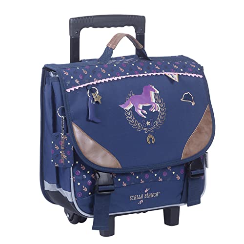 Cartable à roulettes STALLA BIANCA Allure 38cm 2 Compartiments