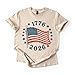 1776-2026 250th Independence Day Tee T-Shirt Shirt Patriotic 4th of July Flag Unisex, Sand, X-Large