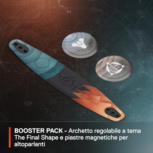 Arctis Nova 7P - Cuffie gaming wireless multipiattaforma Bundle -Edizione Destiny 2 The Final Shape - Oggetti in-game - 2,4 GHz + BT mixabile - Batteria USB-C 38h - PC,Switch - Cuffia gaming - Immagine 2