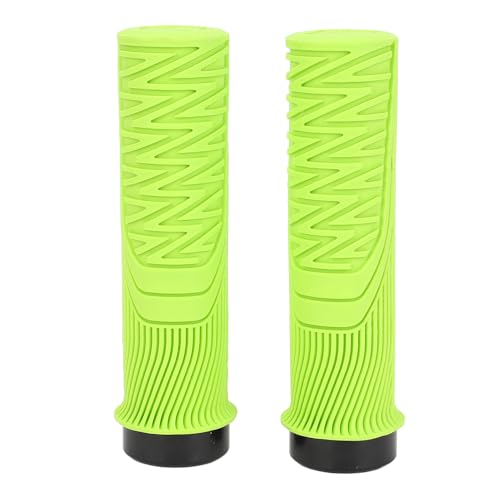 Puños de Manillar de Bicicleta Kuuleyn, puños de Manillar de Bicicleta de Primera Calidad, puños de Manillar de Bicicleta de montaña, diseño Antideslizante de Bloqueo único, (Verde)
