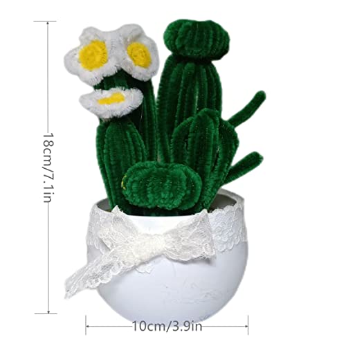 Bubels Handmade Cactus Pot Artificial Plants Fake Flower Succulent Plants, Birthday Gifts,Room Decor,Home Decor #TOP2