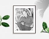 1959 photo Truman Capote , seated in a chair, resting head on his right hand, holding cigarette in his left hand / World Telegram & Sun photo by Roger Higgins. Vintage 8x10 Photograph - Ready to Frame