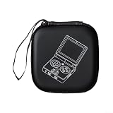 RG35XXSP Klapp-Tragetasche, stoßfest, staubdicht, Reise-Aufbewahrungsbox für RG34XXSP Retro-Handheld-Spielkonsole mit elastischer Bandage, schwarz, 12,3 cm