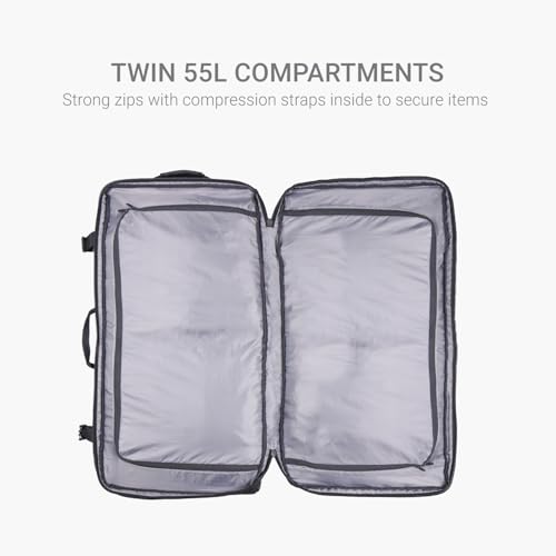 Folding, Hard Bottomed Large Suitcase with Smooth rolloing Wheels, Black4