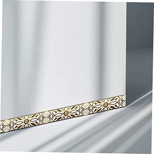 OSALADI 5 Rolos Rodapé Descasque e Cole o Papel De Parede Da Borda Descasque e Cole Decalque De Bord