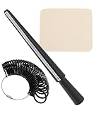 Mr. Pen- Ring Sizer Measuring Tool Set, Ring Sizer Guage & Plastic Ring Mandrel with 1 Polishing Cloth, Ring Sizer, Ring Measure for Fingers, Ring Sizing Kit, Ring Finger Sizer, Ring Sizer Tool.