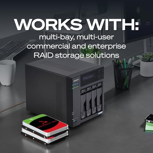 IronWolf Pro 24 TB, NAS Disk Interno, 3.5 Inch, 7200 U/Min, CMR, 256 MB Cache, SATA 6 GB/S, incl. 3 Anni Rescue Service, Modellno.: ST24000NTZ02 - Hdd - Immagine 8