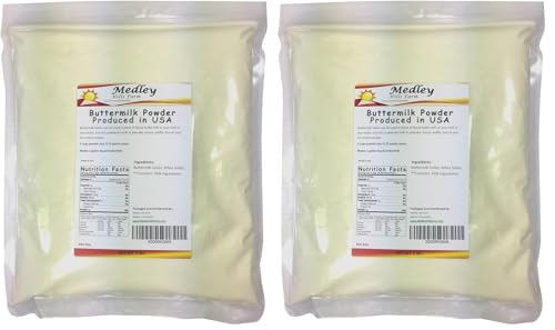 Buttermilk Powder 2 lbs Produced in USA (Pack of 2)