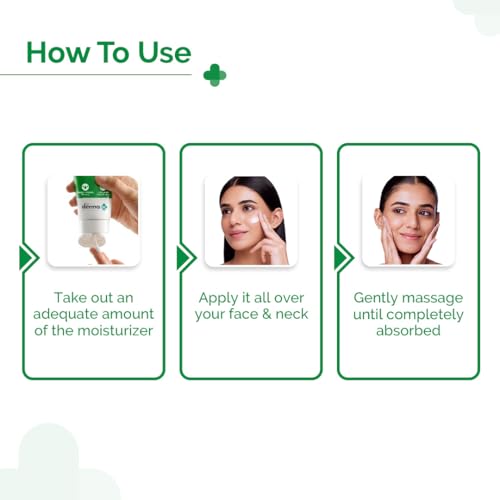Image of The Derma Co. 5% Nia-Ceramide Daily Hydrating Moisturizer | For Normal to Dry Skin | 24-H Moisturization | 5% Niacinamide, 2% Ceramide | Hyaluronic Acid, Vitamin E & Squalane | Non sticky | 100 g