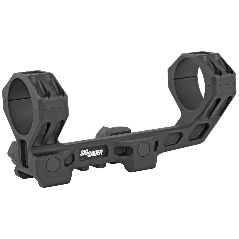 Aluminum 7075-T6 Lightweight 30mm ALPHA3 Scope Mounts w/1913 Mounting Interface Style Clamps for Precision Shooting