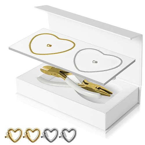 HERSIN Permanent Bracelet Kit – DIY Bracelet Making Kit for Couples, Friendship Bracelets – Gift for Anniversary, Valentine’s Day & Date Night Activity - His and Her Bracelets6