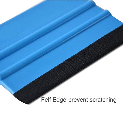 4 Pack Felt Squeegee Wrapping Tool, 4'' Inch Premium Scratch-Proof Decal Vinyl Wrap Squeegee Handy Tools For Vinyl Installation, Scrap Booking, Wall Decals #TOP3