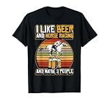 funny horse racing derby horse betting race horser owner T-Shirt