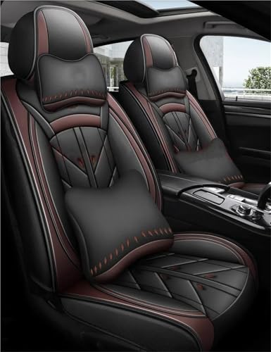 Housse siège voiture en cuir PU couverture complète universelle Peugeot 307 308 Megane