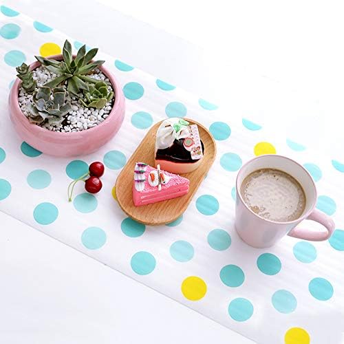 Gwolf Shelf Drawer Liners, Shelf Paper Protector, Shelf Paper Drawer Liner Non Adhesive, Anti-mildew Anti-bacterial Non-slip Waterproof Drawer Mat for Cupboard Refrigerator, 30x300cm, 3 Rolls