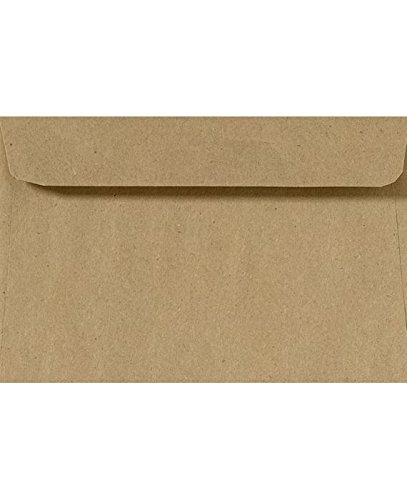 LUXPaper 6 x 9 Booklet Envelopes | Grocery Bag Brown | 70lb. Text | 500 Qty