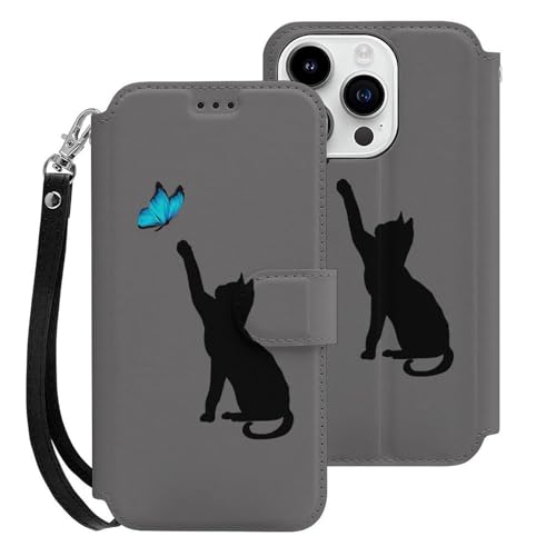 iPhone15 Pro�p�蒠�^�P�[�X �L�̃V���G�b�g ���� �J�[�h�|�P�b�g�t�� �X�^���h�@�\ �蒠�^ �X�}�z�P�[�X IPhone15�Ή��P�[�X ������� ���킢�� ���U�[ �蒠�^�P�[�X �Ռ��z�� �J�[�h���[ ���C�����X�[�d�Ή� �X�g���b�v�t��