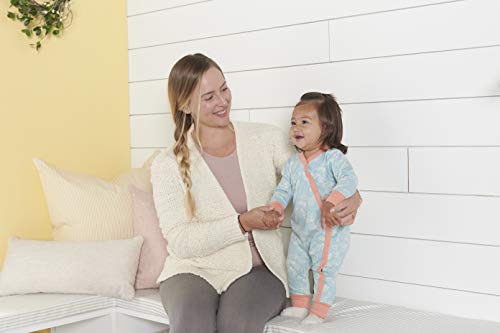 Grow By Gerber Baby Girls 3-Pack Coverall Set, Green/Ivory/Orange, 3-6 Months #TOP5