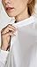 Vince Women's RAW Edge Oversized L/S, Optic White, Medium