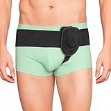 Adamson H3 Cintura per ernia da uomo - Cintura per ernia inguinale regolabile sx o dx - Fa...