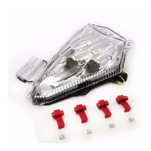 Feu arrière LED fumé avec clignotant intégré pour moto Yamaha YZF R6 2006-2016