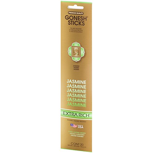 Gonesh Collection Jasmine-Extra Rich Incense, Gold #TOP4