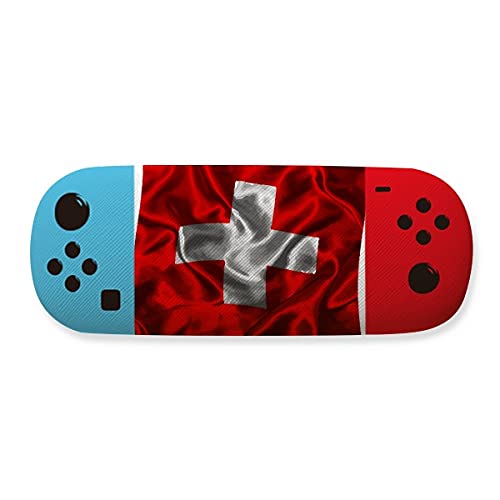 Étui à lunettes drapeau Suisse motif soie pour protéger vos lunettes au quotidien
