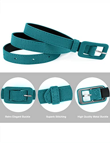 MUXXN Womens Belt- Solid Color Basic Belt for Casual Formal Dress or Jeans3