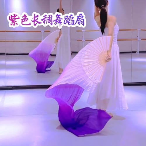 Éventail de danse classique dégradé 150 cm pour gala et scène