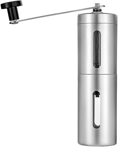 Portable Hand Coffee Grinder Stainless Steel Grinding Thickness Lightweight Manual Bean Mill for Home Camping Office Use