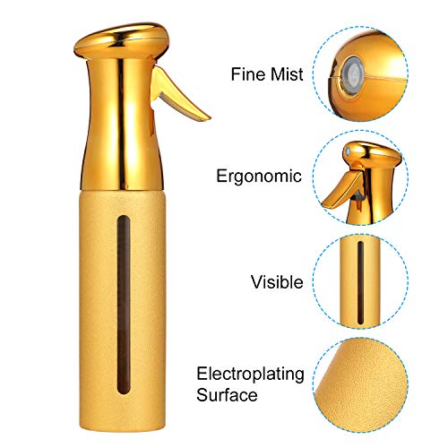 Doneioe 250 ml Frasco pulverizador vazio para cabelo, ferramenta de cabelo, pulverizador de água par