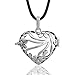 Eudora Harmony Bola My Heart 18mm Angle Caller Bell Pregnancy Pendant Necklace & 30'' Chain Gold