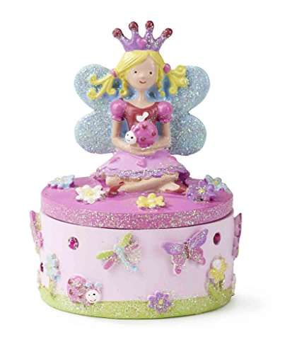 Lucy Locket Hermosa maceta de hadas para niños con dientes brillantes - Caja de dientes de cerámica para niños Cover