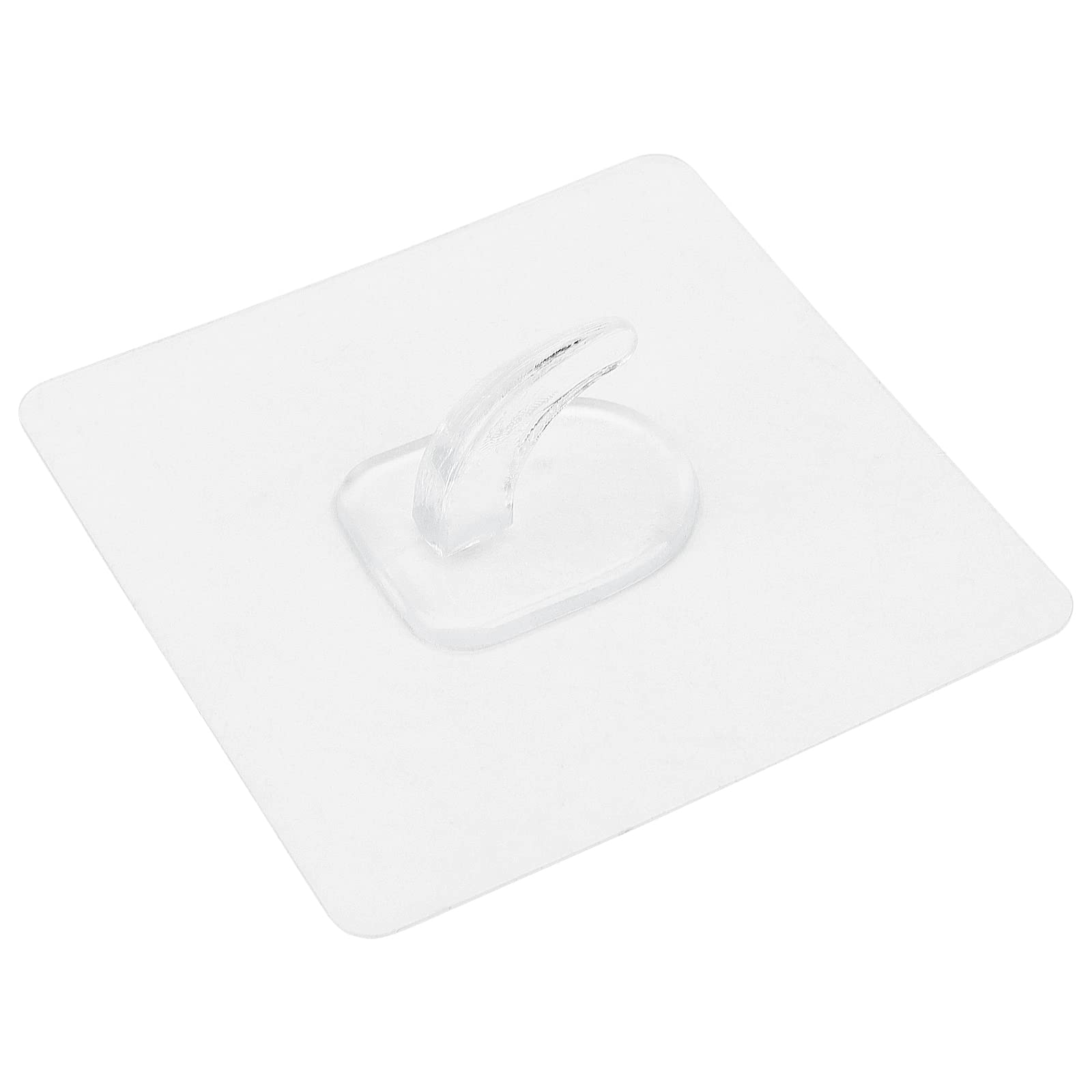 Lot De 25 Crochets Autocollants Transparents Extra Puissants Sans