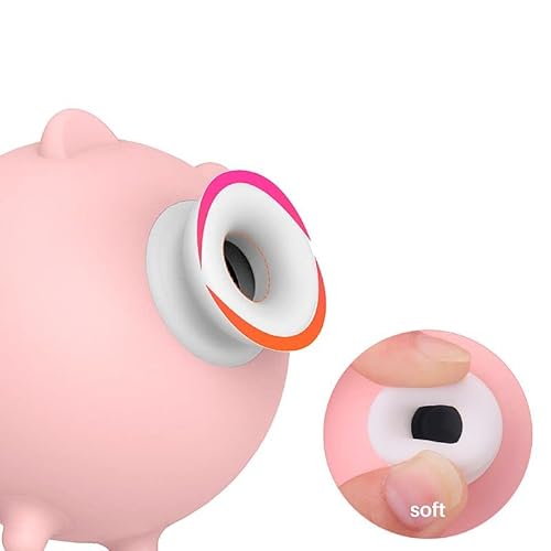 Piggy S-Hande Porquinho Sugador de Clitóris 9 Intensidades Pulsação de Ar Recarregavél em Silicone R
