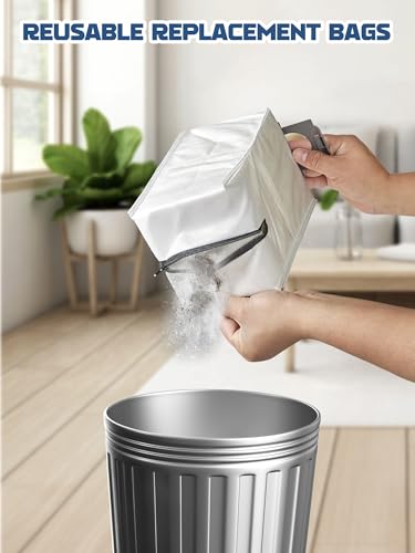 Image of Reusable Dust Bags for Dreame X50 Ultra Series /Aqua10 Series / L50 Ultra / L40s Ultra / L40s Ultra AE / L40s Ultra CE / L10s Ultra Gen2, 3.2L, 3 Pack