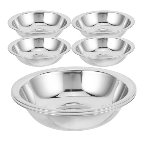 Set de 6 tazones de acero inoxidable para cocina 16cm miniatura 1