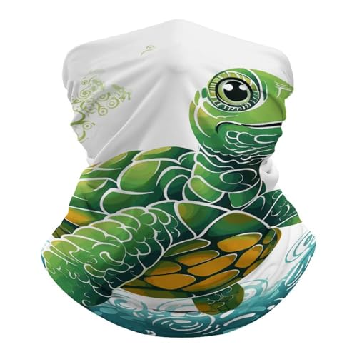 Balaclava elástica con estampado de tortuga para clima frío, mascarilla facial, bufanda para cuello, bandana cortavientos para hombres y mujeres, ideal para motocicleta, ciclismo, esquí y fiestas miniatura 2